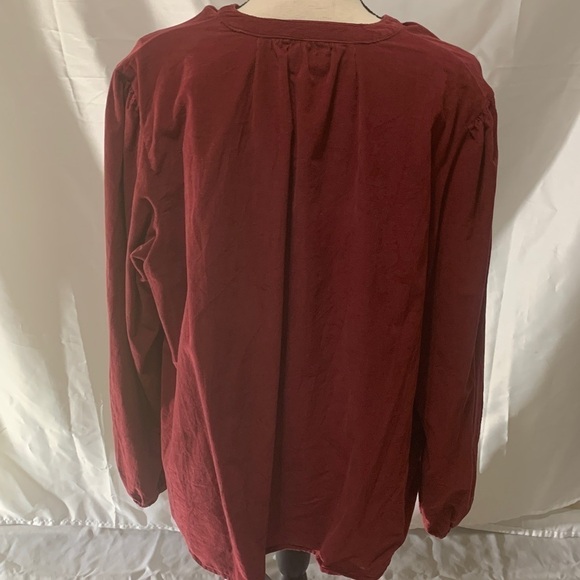 3/$28❤️Time& Tru corduroy 100% cotton, long sleeve top size XL(16-18) - Picture 2 of 7